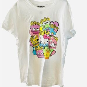 Sanrio Hello Kitty X Bioworld Unisex Character French Fries Graphic T-Shirt